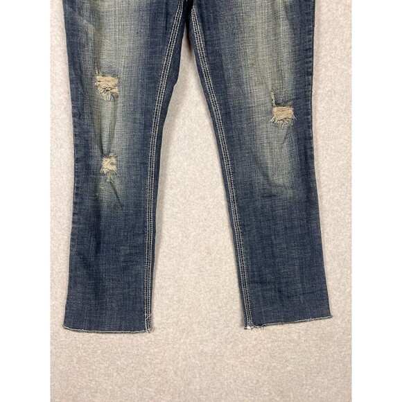 Hydraulic Boot Cut Jeans Women’s 11/12 Cropped Embroidered Stretch #99678 - Picture 6 of 12
